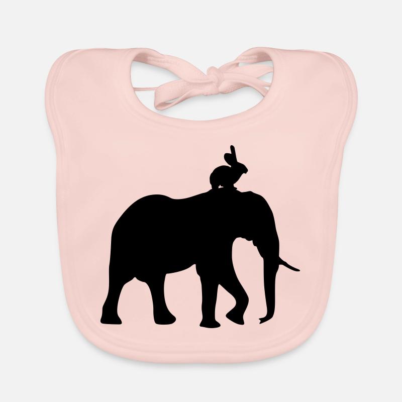 hase elefant Bavoir bio Bébé
