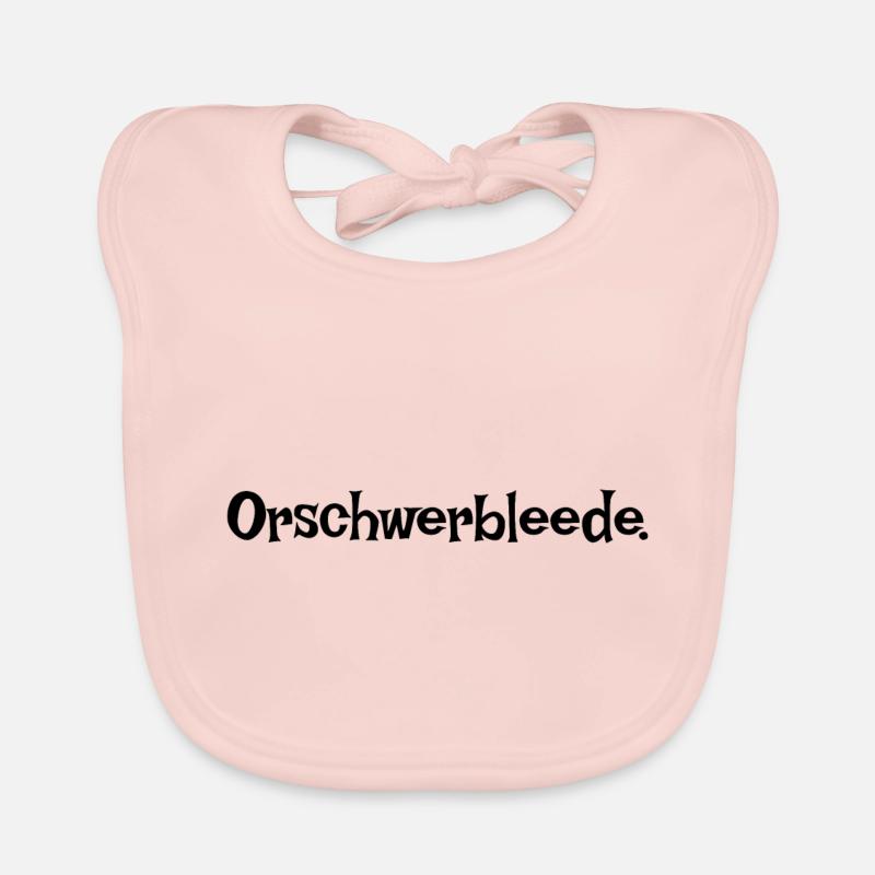 Orschwerbleede Saxon Saxon dialect Ossi Organic Baby Bibs