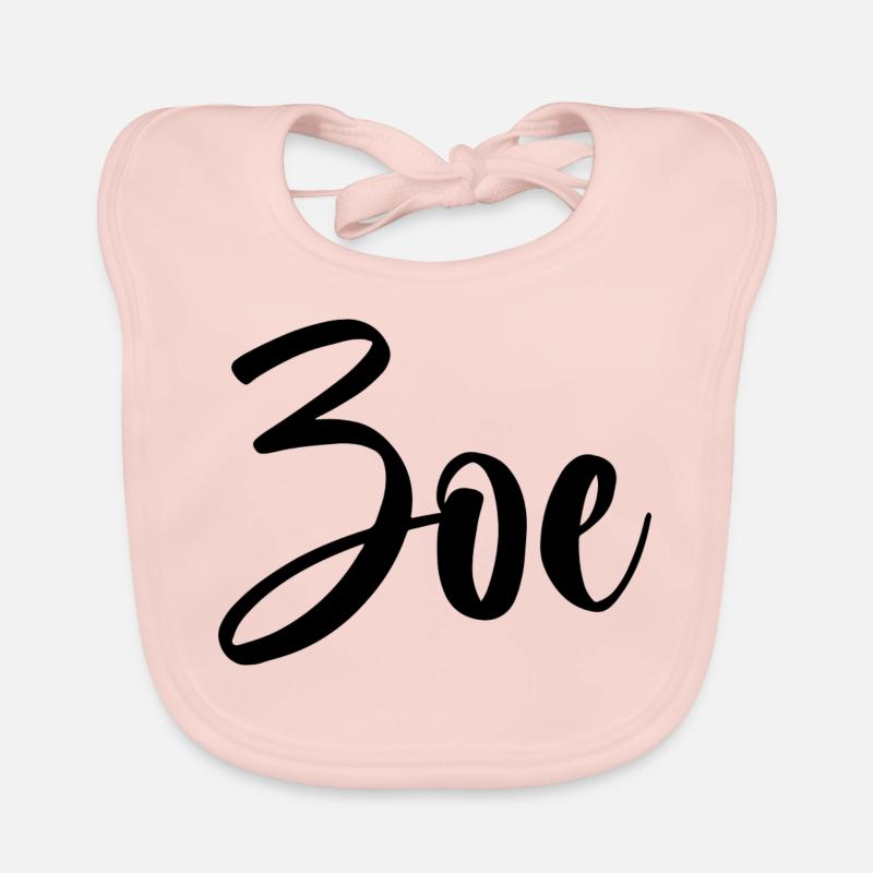 Name - Zoe Baby Bio-Lätzchen