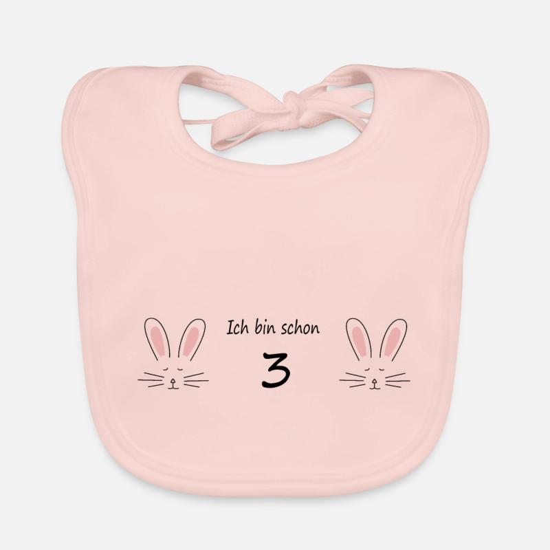 Ich bin schon 3 Baby Bio-Lätzchen