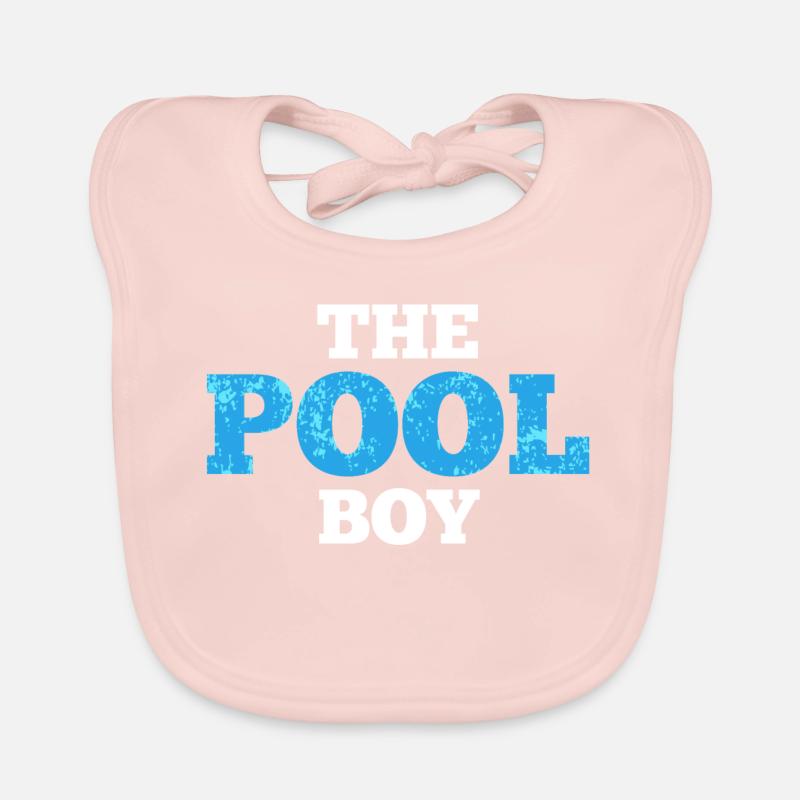 Le garçon de piscine Bavoir bio Bébé