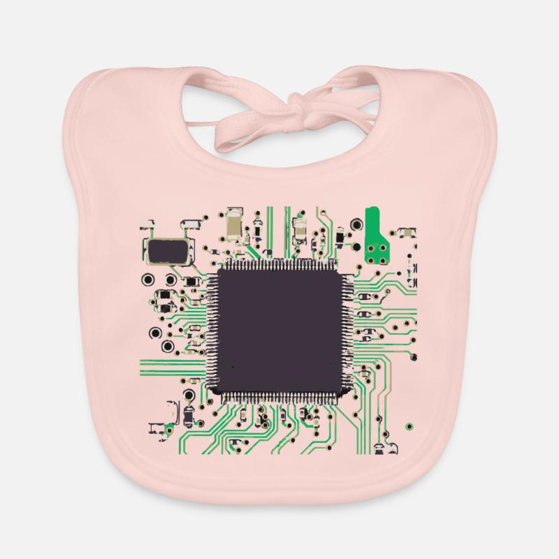 Computerchip Baby Bio-Lätzchen