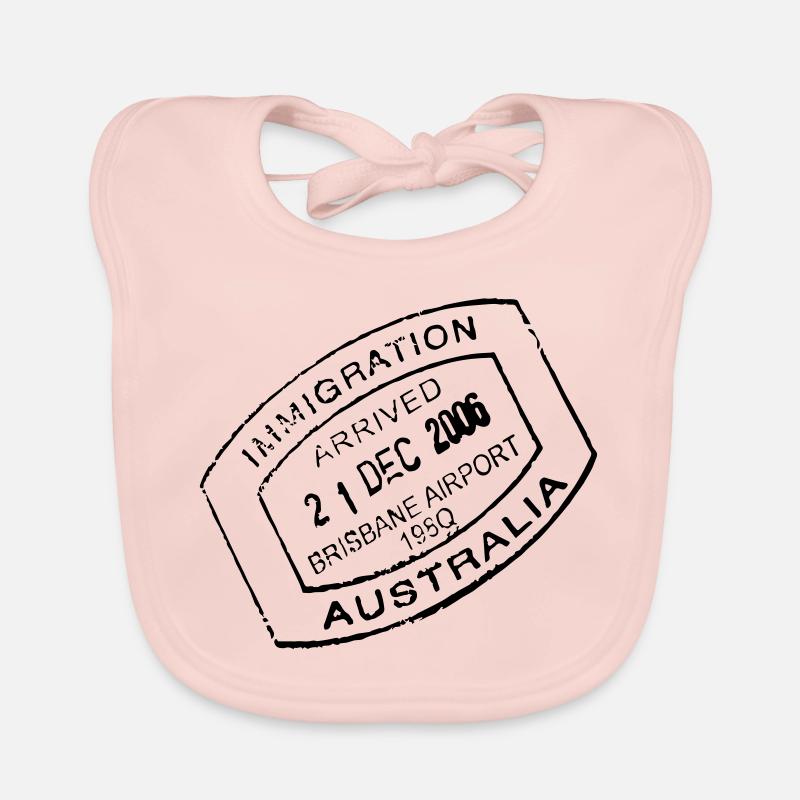 Reisebriefmarke Baby Bio-Lätzchen