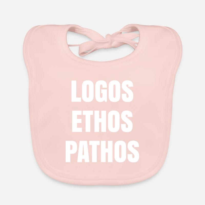 logos ethos pathos convince rhetorical triangle Organic Baby Bibs