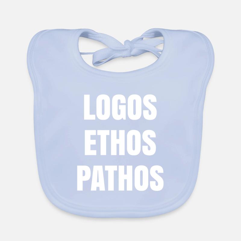 logos ethos pathos convince rhetorical triangle Organic Baby Bibs