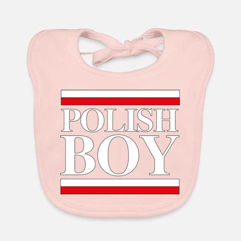 Polish Boy | Polnischer Spruch Polen Geschenk Baby Bio-Lätzchen
