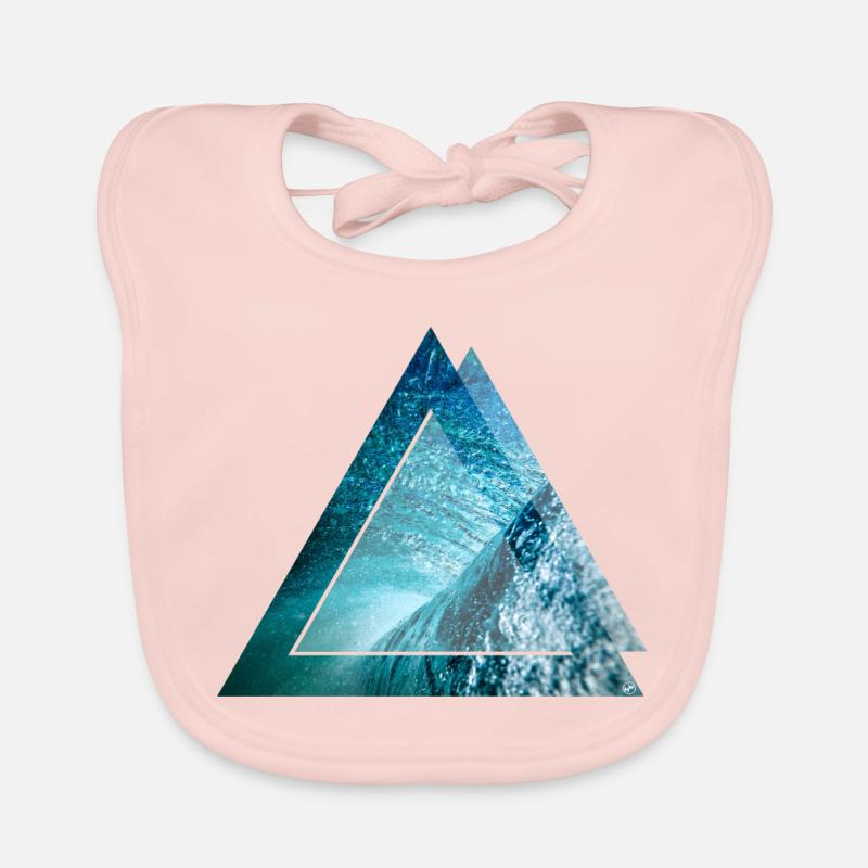 triangle d'onde Bavoir bio Bébé
