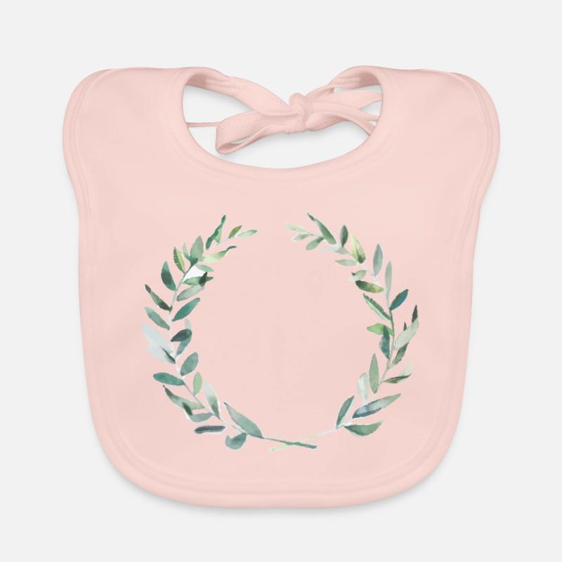 Couronne d'olive Bavoir bio Bébé