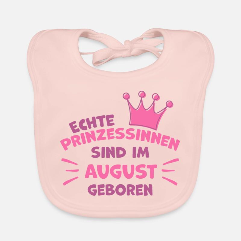 Prinzessin Geburtsdatum August Geschenkidee Baby Bio-Lätzchen