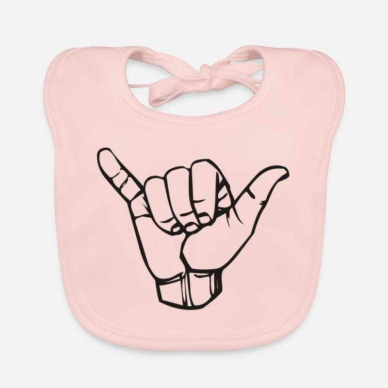 Logo de la main Bavoir bio Bébé