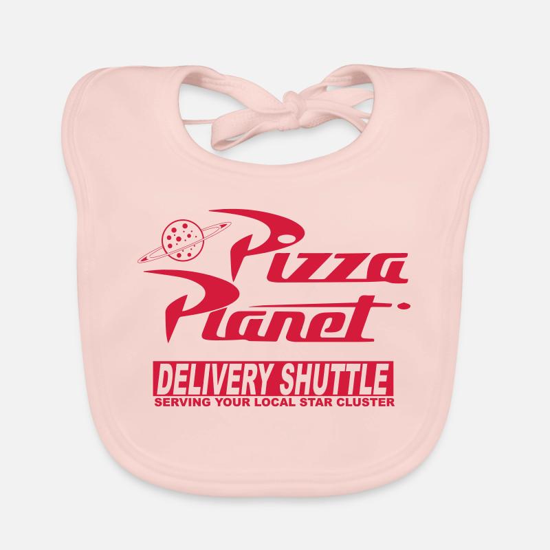 Pizza PLANETEN Baby Bio-Lätzchen