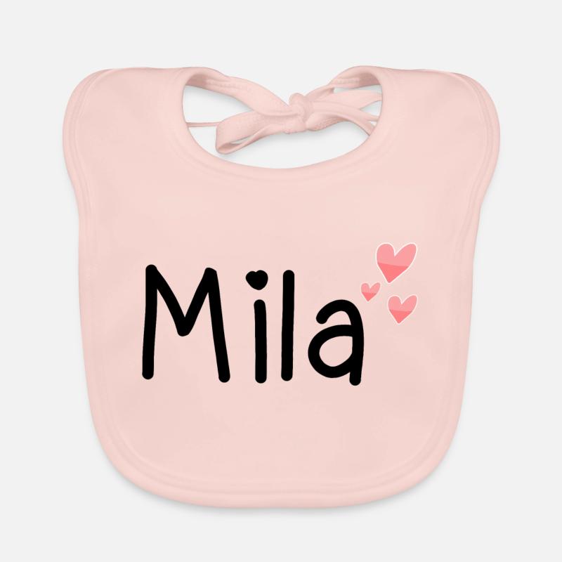 Name - Mila Organic Baby Bibs
