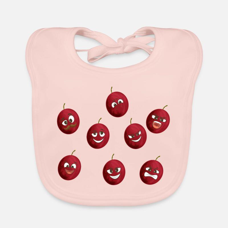 Passion fruit Organic Baby Bibs