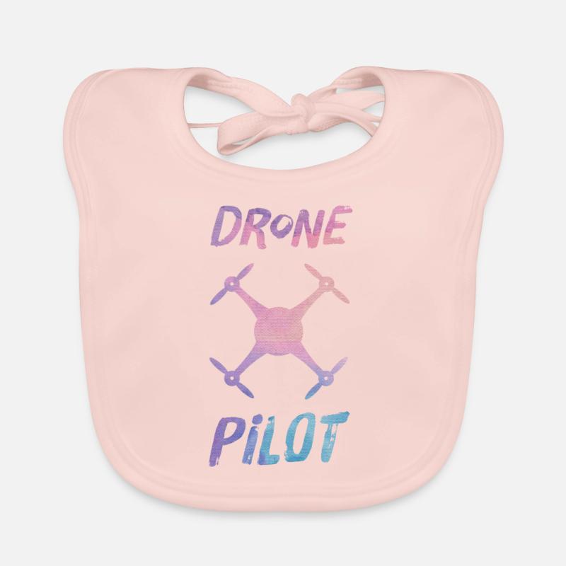 Pilot pilot phantom mavic pro drone Drohne Drone Baby Bio-Lätzchen
