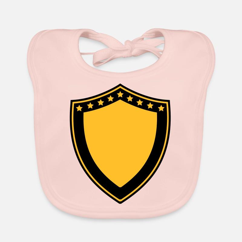 Heraldic Shield Organic Baby Bibs