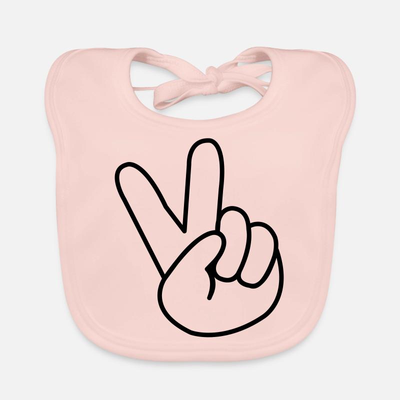 peace_hand_comic_01 Baby Bio-Lätzchen