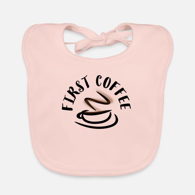 Kaffee, Kaffee, Kaffee, Kaffee, Kaffee, lustig Baby Bio-Lätzchen