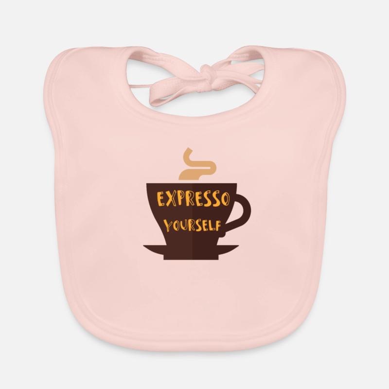 Coffee, Coffee, Coffee, Coffee, Coffee, Funny Organic Baby Bibs