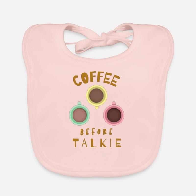 Kaffee, Kaffee, Kaffee, Kaffee, Kaffee, lustig Baby Bio-Lätzchen