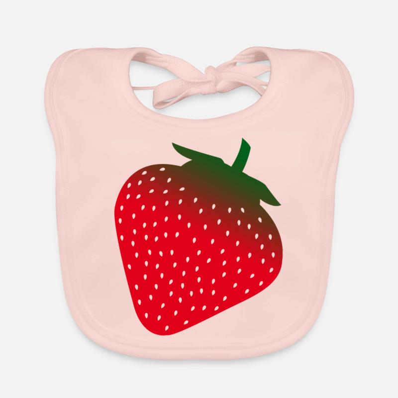 Strawberry - Baby Bio-Lätzchen - Rose