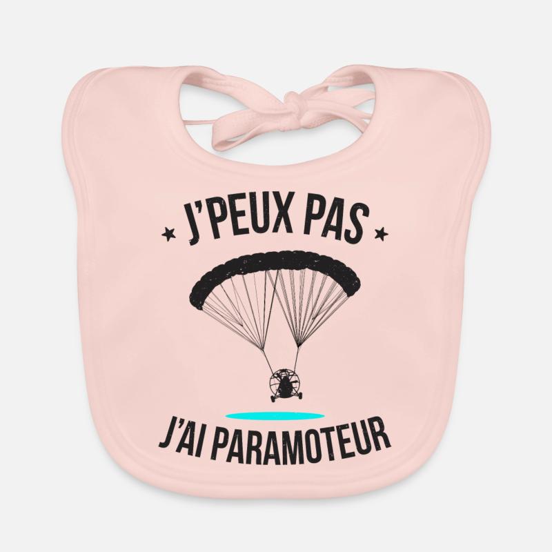 J'peux pas, j'ai Paramoteur - Les milles excuses Bavoir bio Bébé