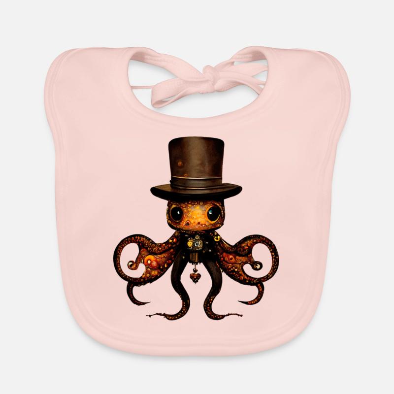 Octopus Organic Baby Bibs