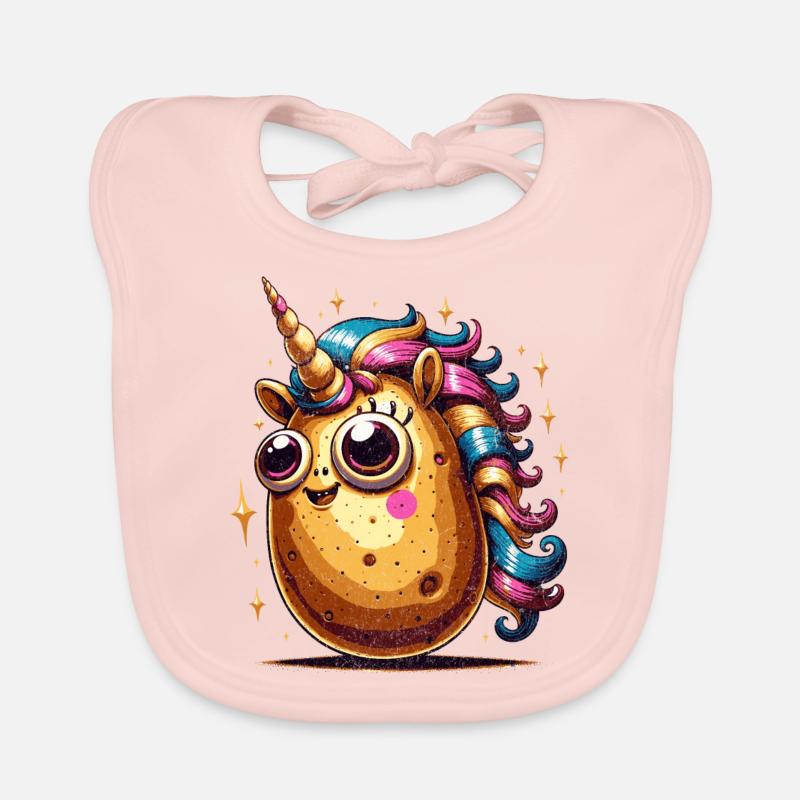 Funny Potato Gift Idea Organic Baby Bibs