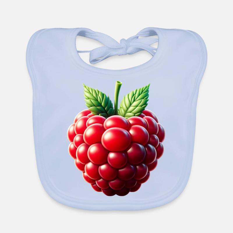 Raspberry Organic Baby Bibs