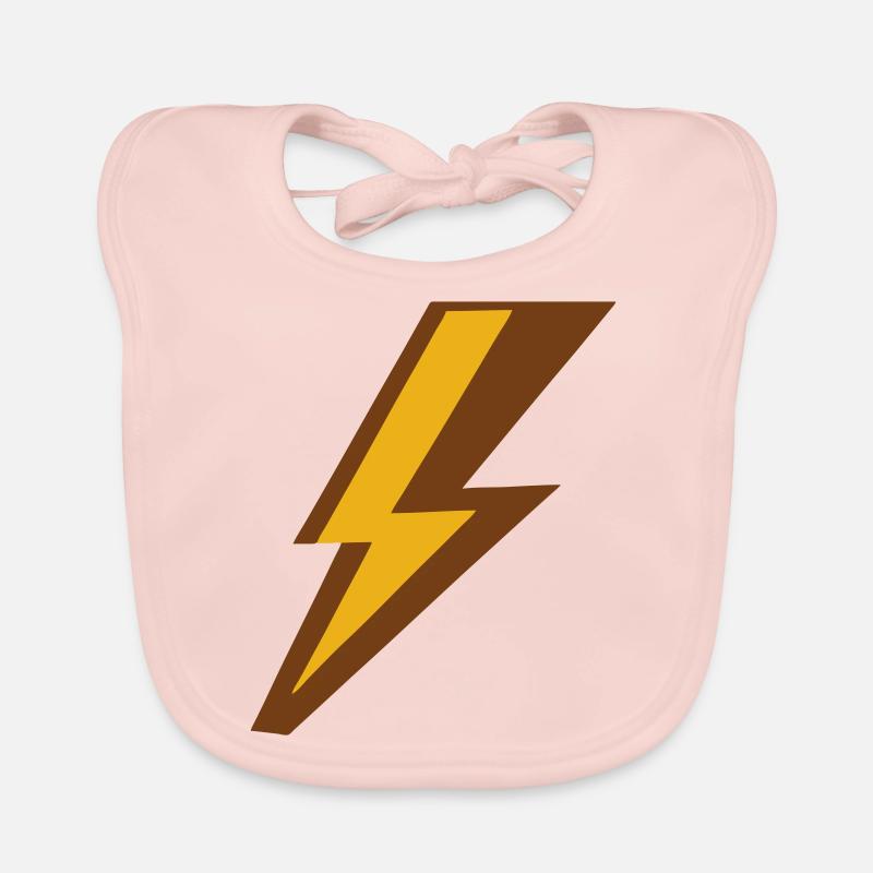colored flash Organic Baby Bibs