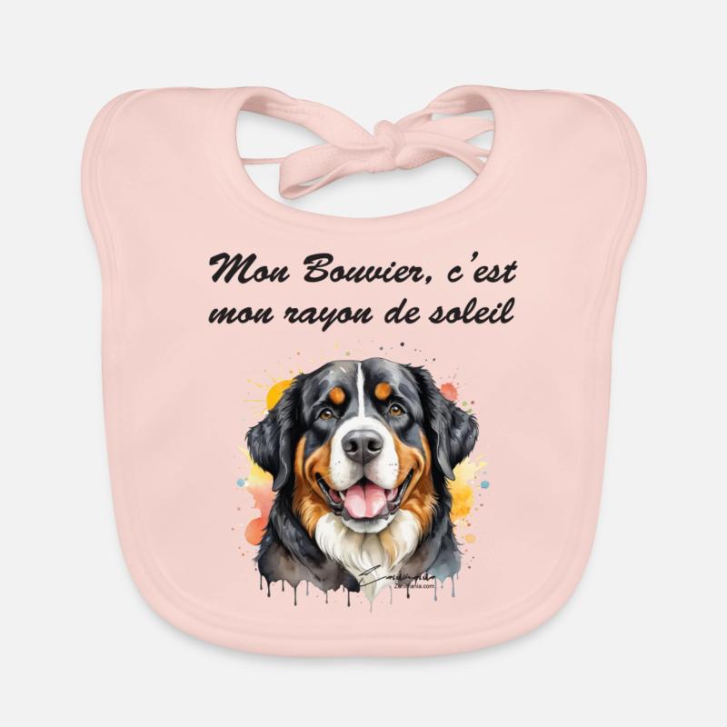 Bouvier rayon de soleil Bavoir bio Bébé