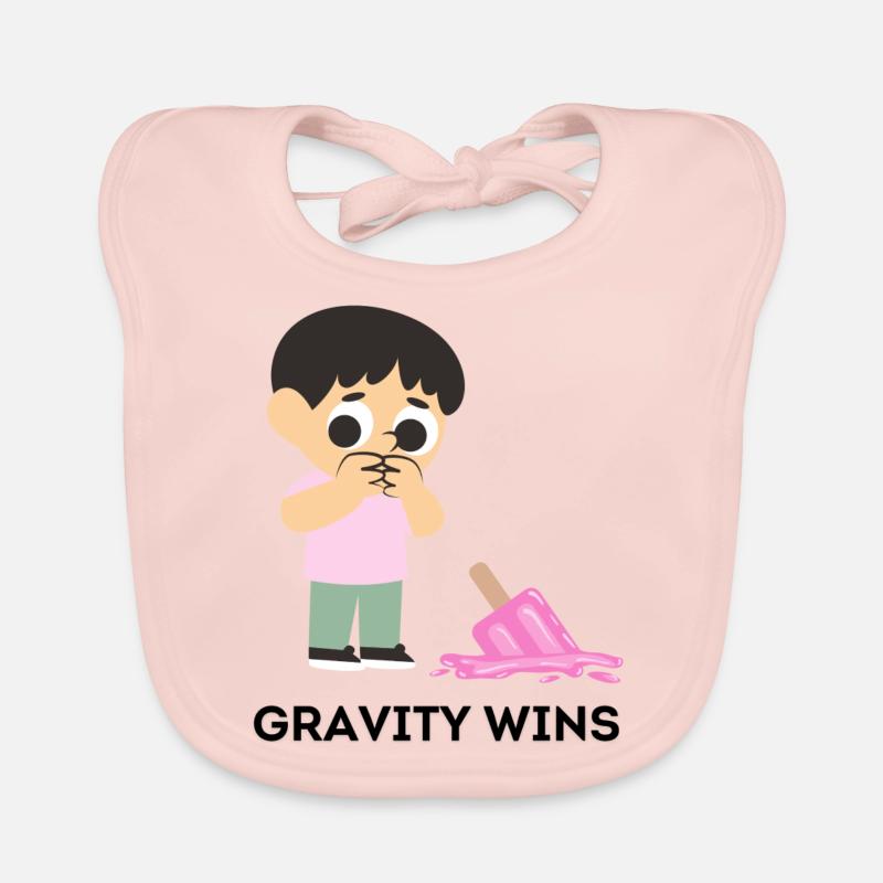 gravity wins Baby Bio-Lätzchen