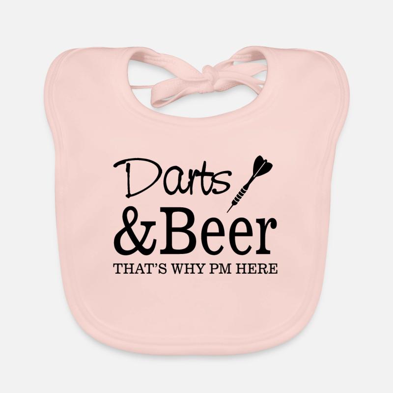 Darts Dart Baby Bio-Lätzchen
