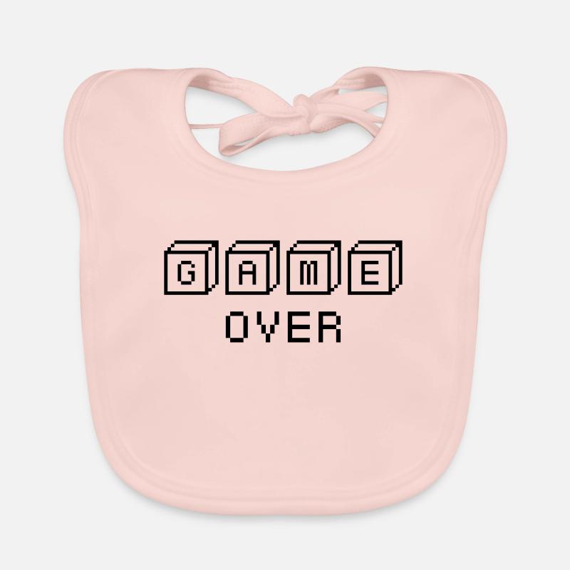 GAME OVER Bavoir bio Bébé