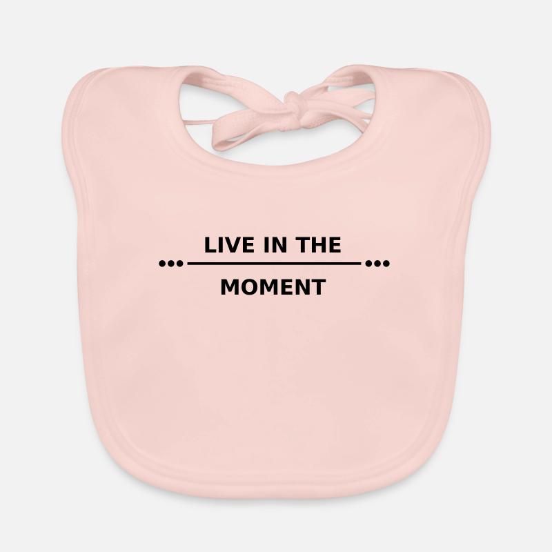 vivre l'instant présent Bavoir bio Bébé