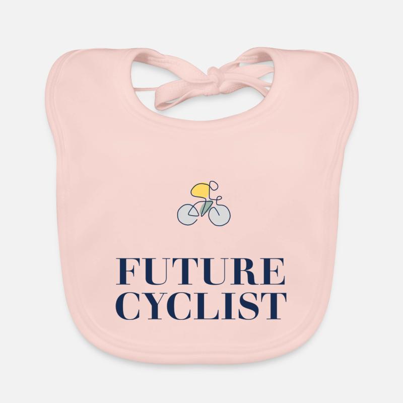 FUTURE CYCLIST VELO - Baby Bio-Lätzchen - Rose