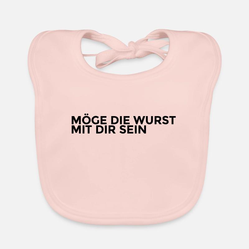 möge die wurst mit dir sein Baby Bio-Lätzchen