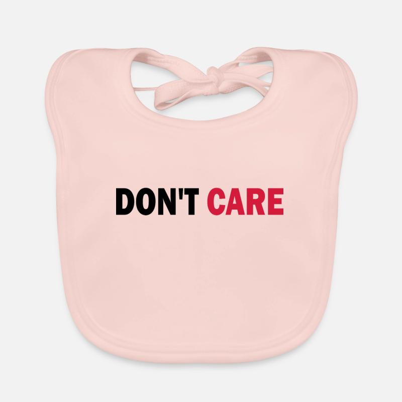 Don't care - dont care Organic Baby Bibs