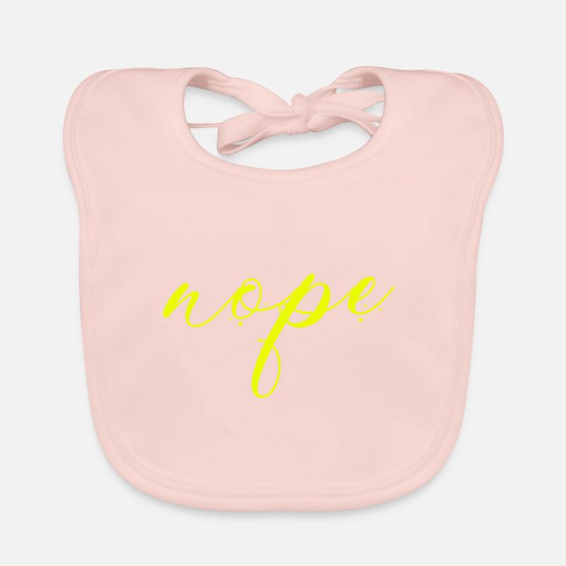 Nope - Dites simplement non! Bavoir bio Bébé