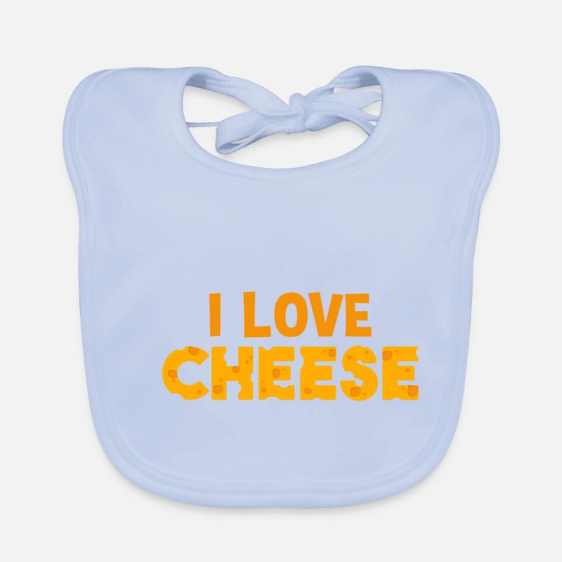 JE AIME LE FROMAGE Bavoir bio Bébé