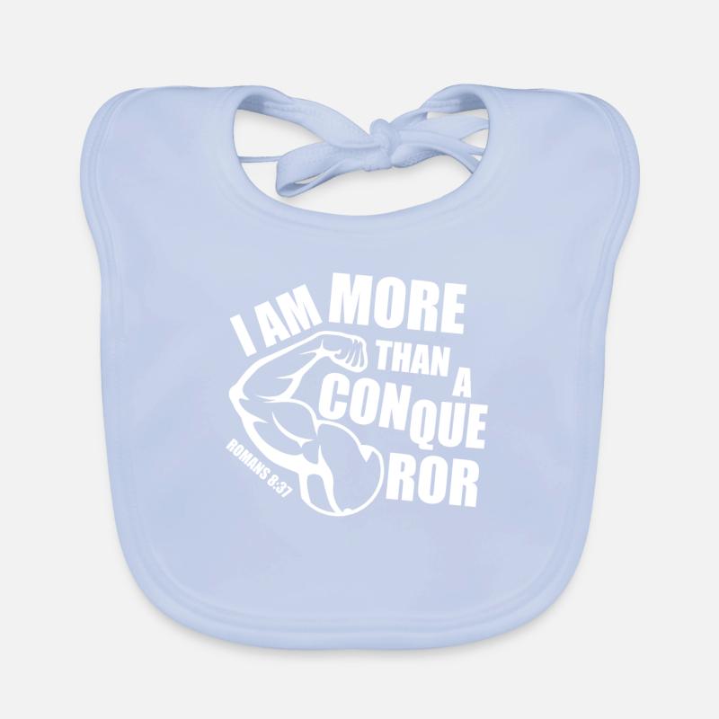 Plus qu'un conquérant Bavoir bio Bébé