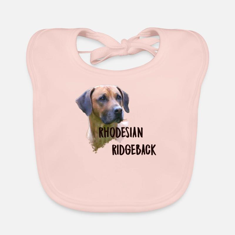 Rhodesian Ridgeback Organic Baby Bibs