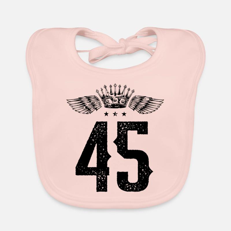45 Couronne numérique Bavoir bio Bébé