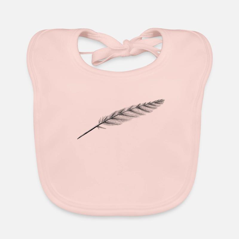 Feather of course Organic Baby Bibs