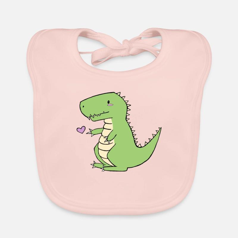 Cute Dinosaur Organic Baby Bibs