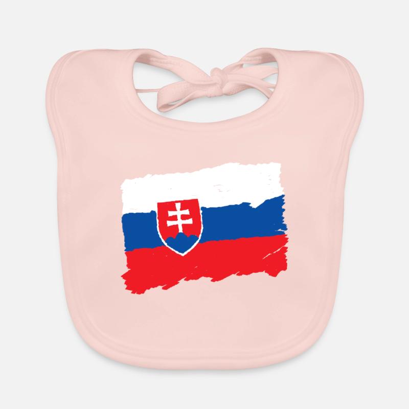 Slowakei Flagge Baby Bio-Lätzchen