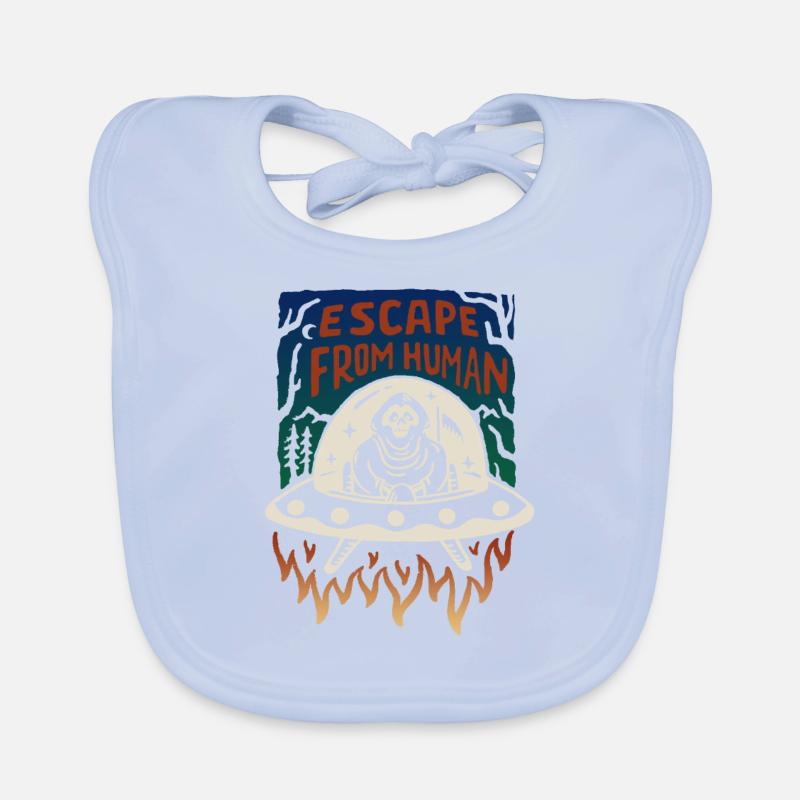Échapper à l'humain Bavoir bio Bébé