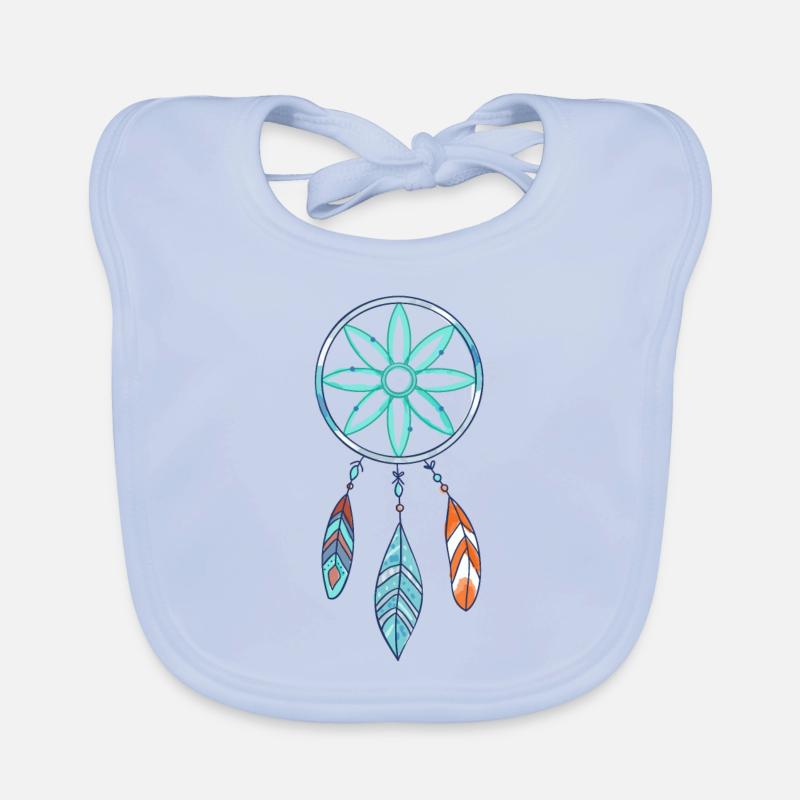 Indianer Schmuck Baby Bio-Lätzchen