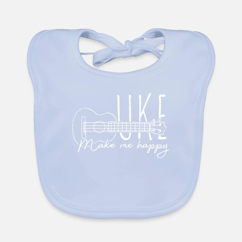 ukulele Organic Baby Bibs