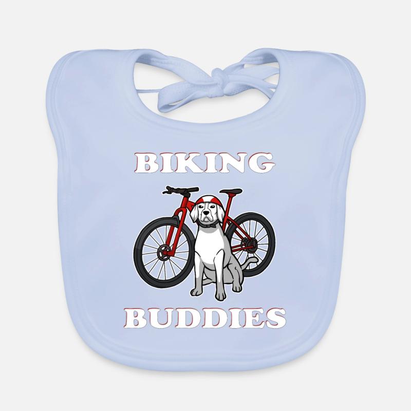 Amis de vélo amis de vélo avec un cadeau de vélo Bavoir bio Bébé