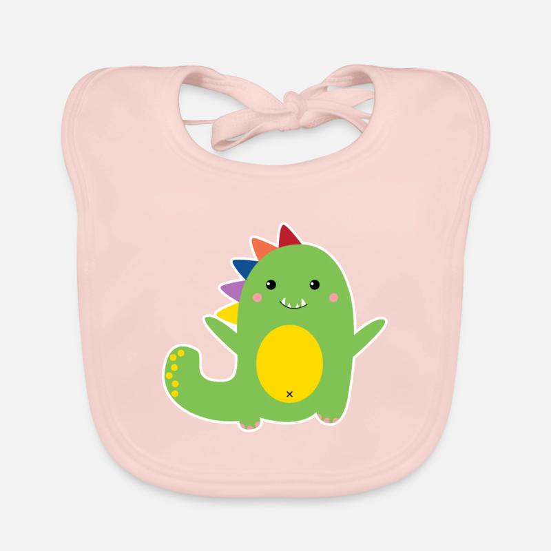 Monstre 2 - Bavoir bio Bébé - rose